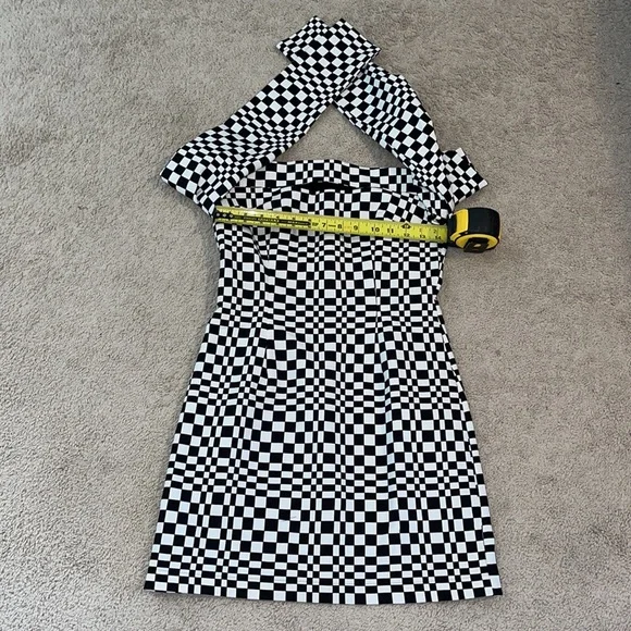 NEW!! Zara black and white plaid dress 👗 - Picture 9 of 13
